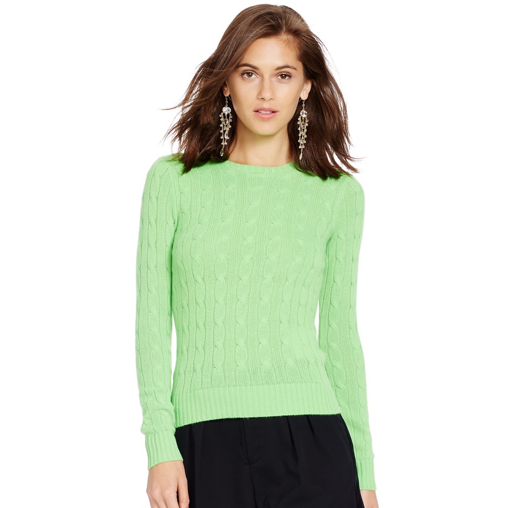 Ralph Lauren Slim Fit Cable-Knit Sweater